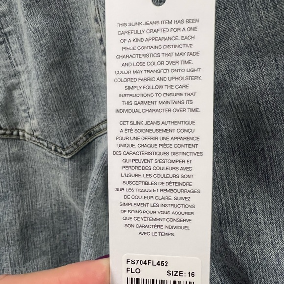 NWT Slink Jeans Womens Shorts Blue Size 16 Bermuda Easy Fit Distressed Look - Picture 8 of 9